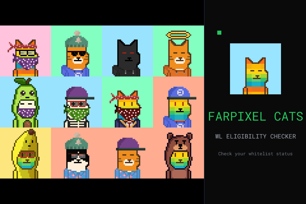 Farpixel Cats WL Checker - Farcaster Mini Apps